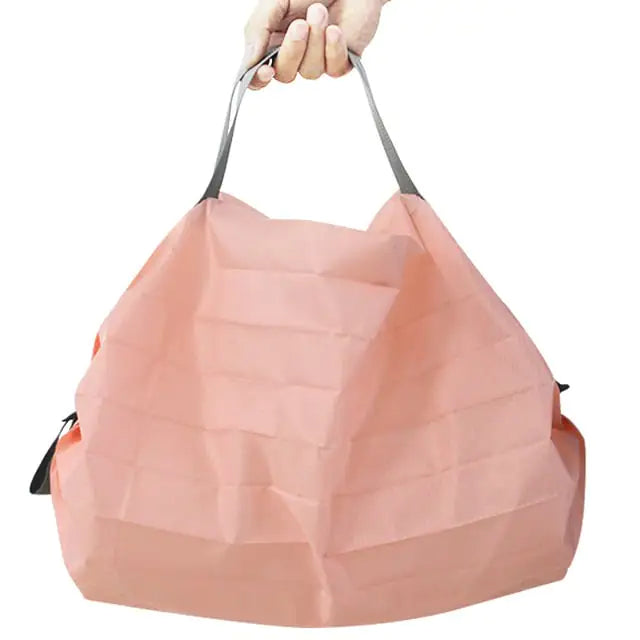 Compact Reusable Grocery Tote Bags - Eco-Friendly Design