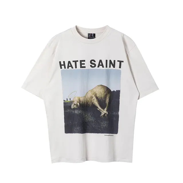 SAINT MICHAEL Vintage Wash Short Sleeve T-shirts