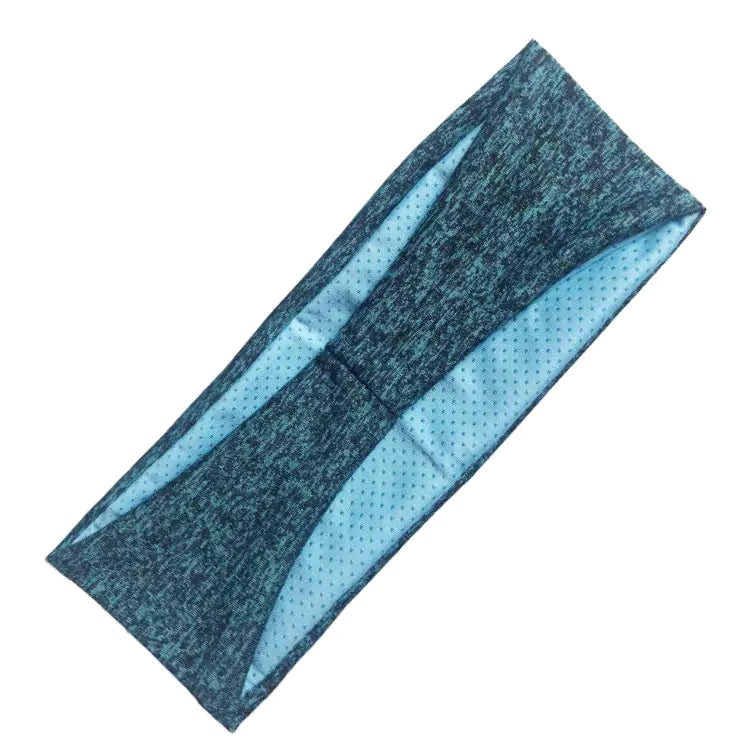 Breathable Dual-Layer Colorful Yoga Headband