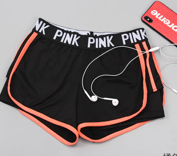 Sport Shorts with Anti-Exposure Design (Layered Look)