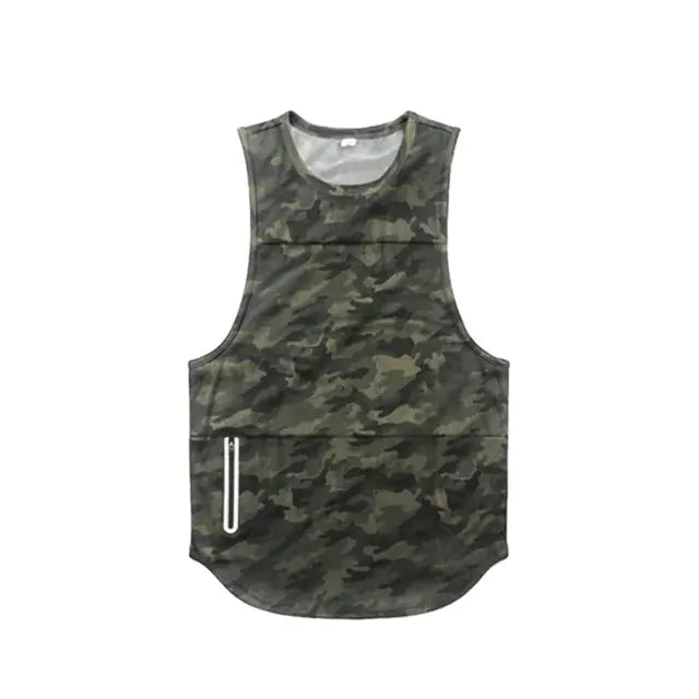 Men's Bodybuilding Sleeveless Workout Tank Top