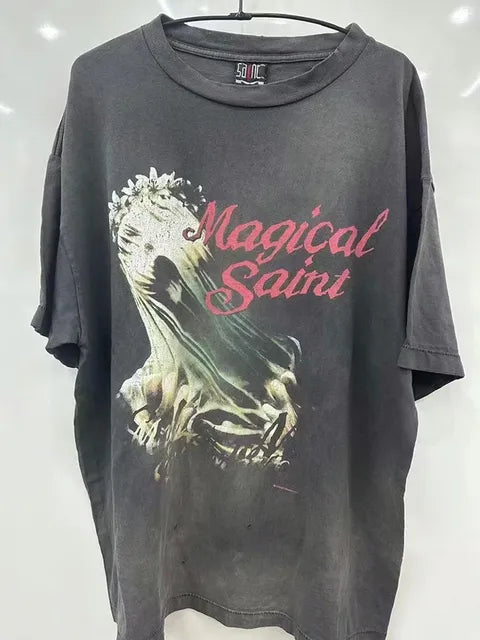 SAINT MICHAEL Vintage Wash Short Sleeve T-shirts