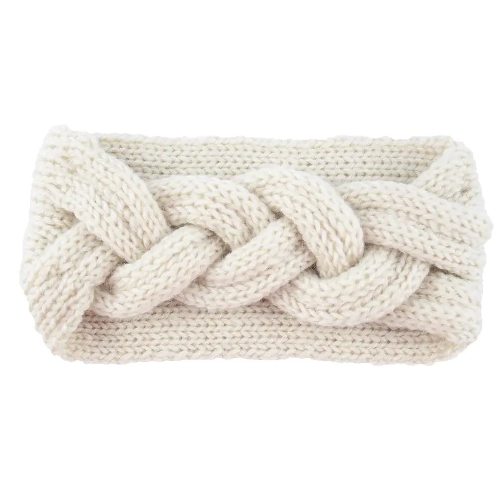 Crossover Knitted Wool Headband for Ladies